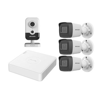 Комплект IP видеонаблюдения Hikvision KIT-DS128