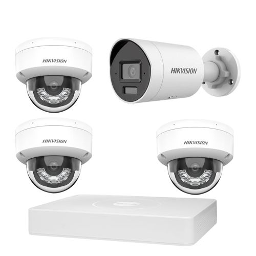 Комплекты ip видеонаблюдения на 4 камеры - Комплект IP видеонаблюдения Hikvision KIT-DS145