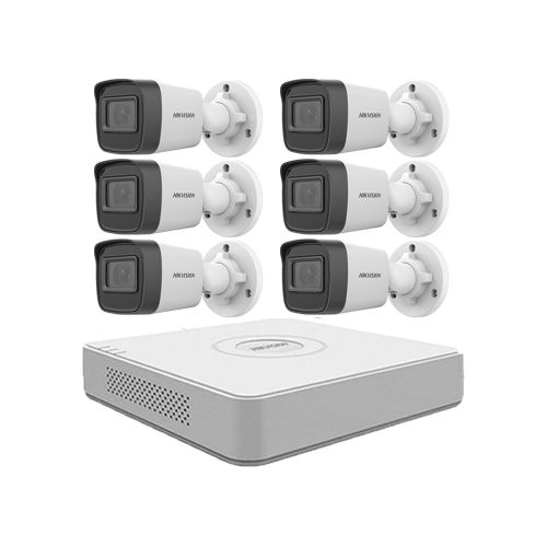 Комплекты видеонаблюдения на 6 камер - Комплект IP видеонаблюдения Hikvision KIT-DS192