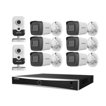 Комплект IP видеонаблюдения Hikvision KIT-DS193