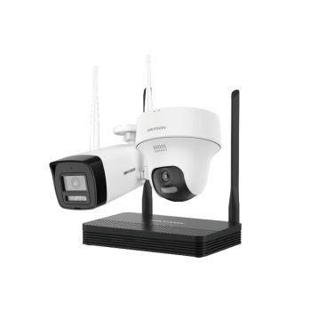 Комплекты видеонаблюдения Wi-Fi - Комплект IP видеонаблюдения Hikvision NKS424W02H