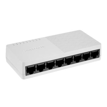 8-портовый гигабитный неуправляемый коммутатор Hikvision DS-3E0508D-O