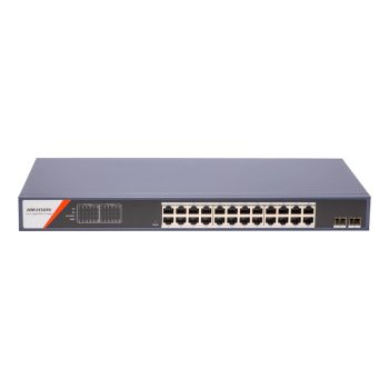 24-портовий керований PoE комутатор Hikvision DS-3E1526P-SI-24P2F