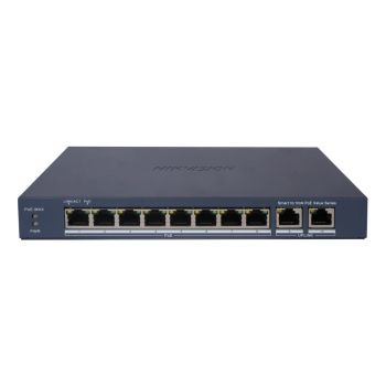 8-портовый управляемый PoE коммутатор Hikvision DS-3E1310P-EI/M