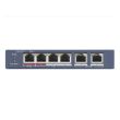 4-портовий некерований PoE комутатор Hikvision DS-3E0106HP-E
