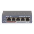 4-портовый управляемый PoE коммутатор Hikvision DS-3E1105P-EI/V2