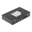 4-портовий некерований POE комутатор Hikvision DS-3T0506HP-E/HS