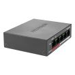 4-портовый неуправляемый POE коммутатор Hikvision DS-3E0105P-E/M(B)