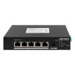 4-портовый управляемый PoE коммутатор Hikvision DS-3T1306P-SI/HS