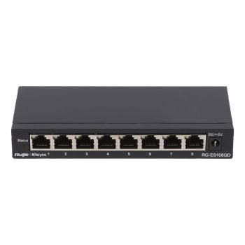 8-портовый гигабитный коммутатор Ruijie Reyee RG-ES108GD