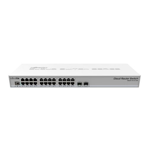 Керовані комутатори - 24-портовий керований L2 комутатор Mikrotik CRS326-24G-2S+RM