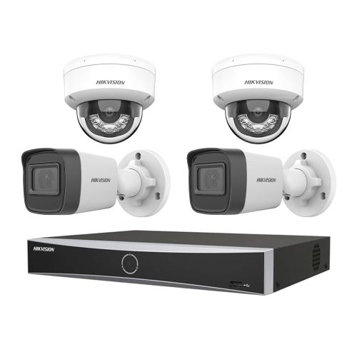 IP комплекти відеоспостереження Hikvision - Комплект IP відеоспостереження Hikvision KIT-DS136