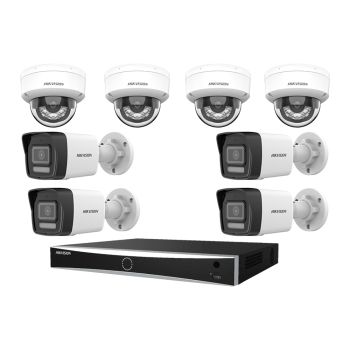 Комплекты видеонаблюдения на 8 камер - Комплект IP видеонаблюдения Hikvision KIT-DS221