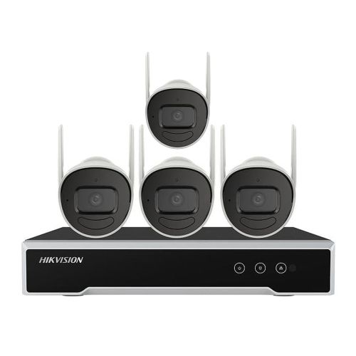 Комплекты ip видеонаблюдения на 4 камеры - IP комплект видеонаблюдения Hikvision NK42W0H-1T(WD)