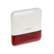 Беспроводная внешняя сирена Hikvision DS-PS1-E-WE-Red (красная) 