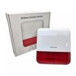 Беспроводная внешняя сирена Hikvision DS-PS1-E-WE-Red (красная) 