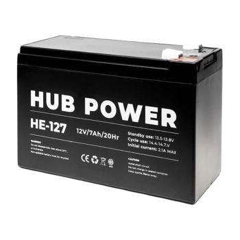 Акумуляторна батарея Hub Power НЕ-127 12V 7Ah