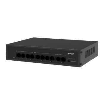 Некеровані комутатори - 8-портовий некерований PoE комутатор Imou SF110P