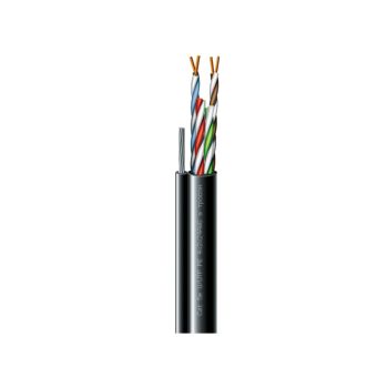 Кабель витая пара ЗЗЦМ Cat. 5e U/UTP  РЕ steel cord 4x2x24 AWG (k)  бухта 183м