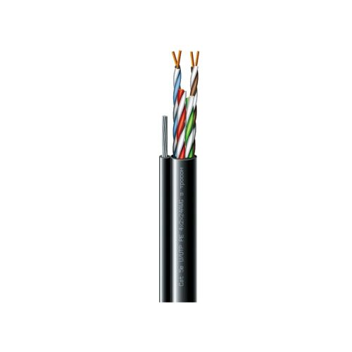 Пошук“витая пара” - Кабель вита пара ЗЗЦМ Cat. 5e U/UTP РЕ steel cord 4x2x24 AWG (k) бухта 183м