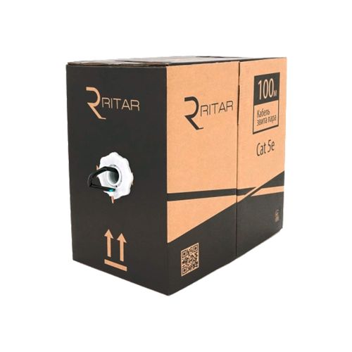 Коаксиальный кабель - Кабель Ritar внешний КНПЭ FTP CCA (4x2x0.51) 4p 24 AWG ПЭ 100м