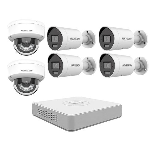 Комплекты видеонаблюдения с PoE питанием - Комплект IP видеонаблюдения Hikvision KIT-DS213