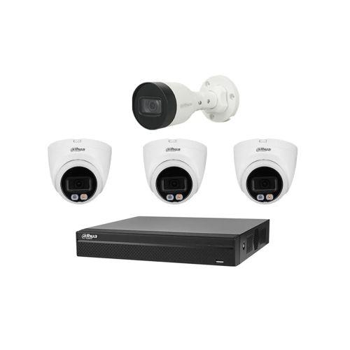 Комплекты видеонаблюдения с PoE питанием - Комплект IP видеонаблюдения Dahua KIT-DH132