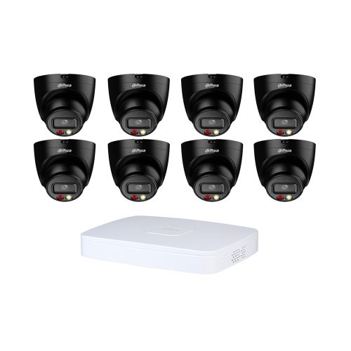 Комплекты видеонаблюдения Dahua на 8 камер - Комплект IP видеонаблюдения Dahua KIT-DH388