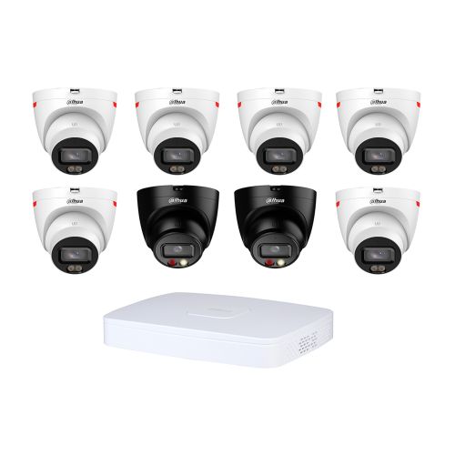 Комплекты видеонаблюдения Dahua на 8 камер - Комплект IP видеонаблюдения Dahua KIT-DH394