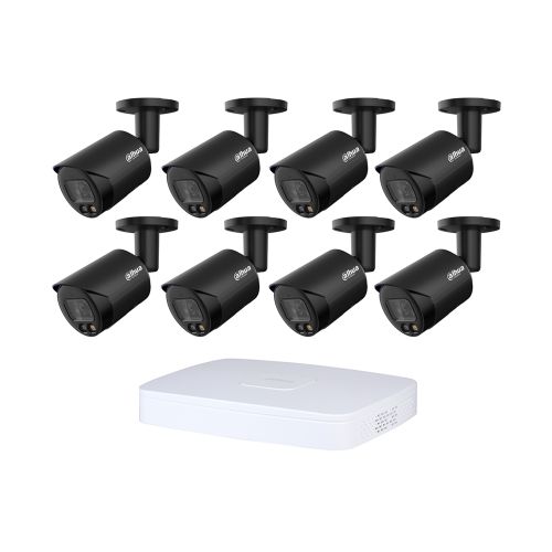Комплекты видеонаблюдения Dahua на 8 камер - Комплект IP видеонаблюдения Dahua KIT-DH410