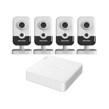Комплекти IP відеоспостереження на 4 камери - Комплект IP відеоспостереження Hikvision KIT-DS125