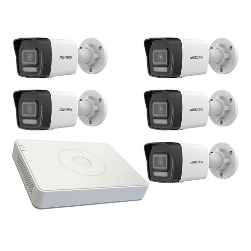 Комплекты уличного видеонаблюдения - Комплект IP видеонаблюдения Hikvision KIT-DS203
