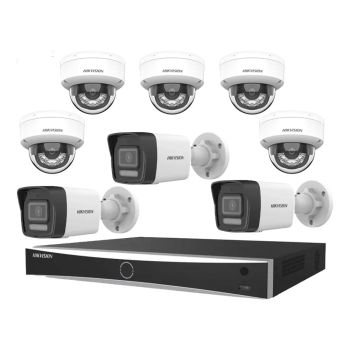 Комплекты ip видеонаблюдения на 8 камер - Комплект IP видеонаблюдения Hikvision KIT-DS207