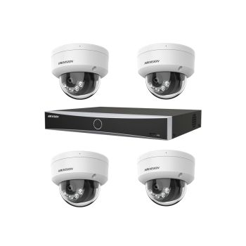 Комплекты видеонаблюдения на 4 камеры Нikvision - Комплект IP видеонаблюдения Hikvision KIT-DS295
