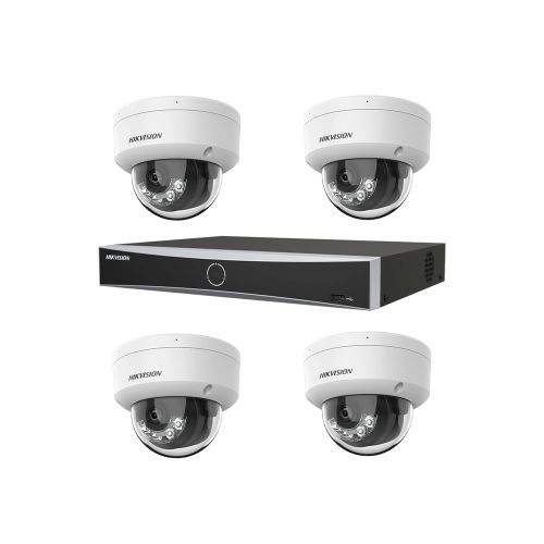 Комплекти відеоспостереження на 4 камери РОЕ - Комплект IP відеоспостереження Hikvision KIT-DS295