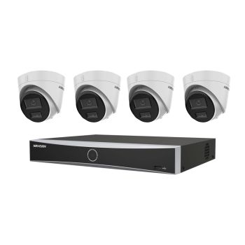 Комплекты видеонаблюдения на 4 камеры Нikvision - Комплект IP видеонаблюдения Hikvision KIT-DS298