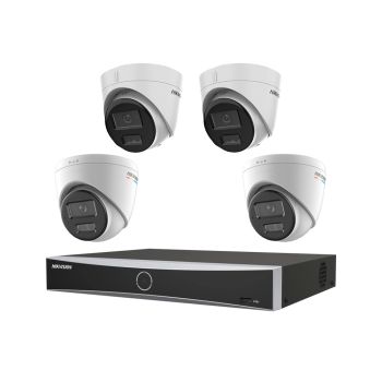 Комплекты видеонаблюдения на 4 камеры Нikvision - Комплект IP видеонаблюдения Hikvision KIT-DS301