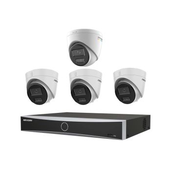 Комплекты видеонаблюдения на 4 камеры Нikvision - Комплект IP видеонаблюдения Hikvision KIT-DS303