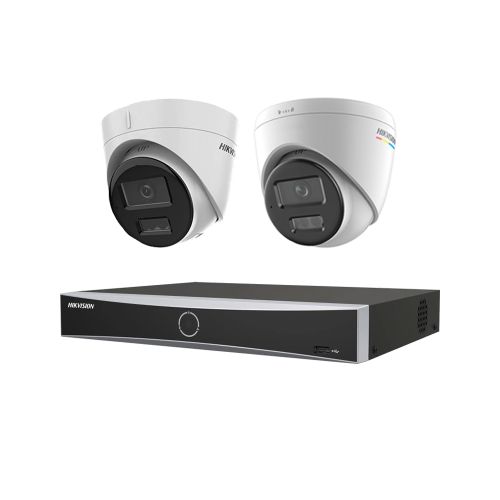 Комплекты наружного видеонаблюдения на 2 камеры - Комплект IP видеонаблюдения Hikvision KIT-DS304