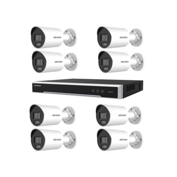 Комплекты видеонаблюдения Hikvision на 8 камер - Комплект IP видеонаблюдения Hikvision KIT-DS313