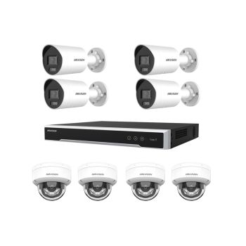 Комплекты видеонаблюдения Hikvision на 8 камер - Комплект IP видеонаблюдения Hikvision KIT-DS315
