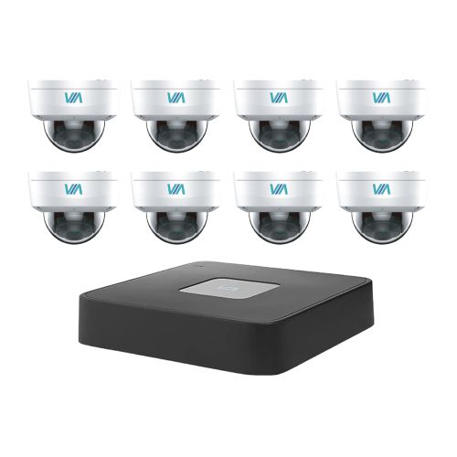 Комплекты ip видеонаблюдения на 8 камер - Комплект IP видеонаблюдения VIA SECURITY KIT-VS130