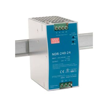 Блок питания Mean Well NDR-240-24 24В 10А на DIN-рейке