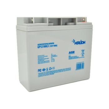 Акумуляторна батарея MERLION AGM GP12180L5 12В 18А/год