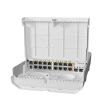 16-портовый управляемый PoE коммутатор MikroTik CRS318-16P-2S+OUT