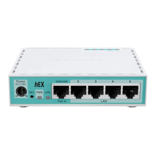Настольные маршрутизаторы  - 5-портовый маршрутизатор MikroTik hEX refresh (E50UG)