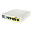 4-портовый PoE коммутатор MikroTik RB260GSP (CSS106-1G-4P)