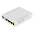 4-портовый PoE коммутатор MikroTik RB260GSP (CSS106-1G-4P)