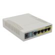 4-портовый PoE коммутатор MikroTik RB260GSP (CSS106-1G-4P)