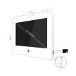 10.1" IP відеодомофон NeoLight MEZZO Hybrid White